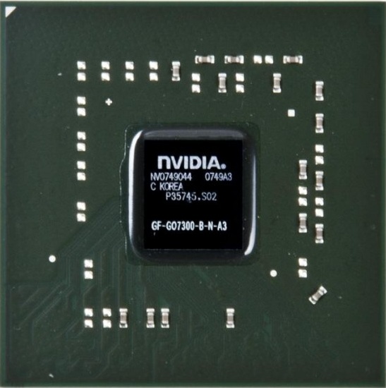 nVidia GF-GO7300-B-N-A3 (GeForce Go 7300) Wymiana na nowy, naprawa, lutowanie BGA